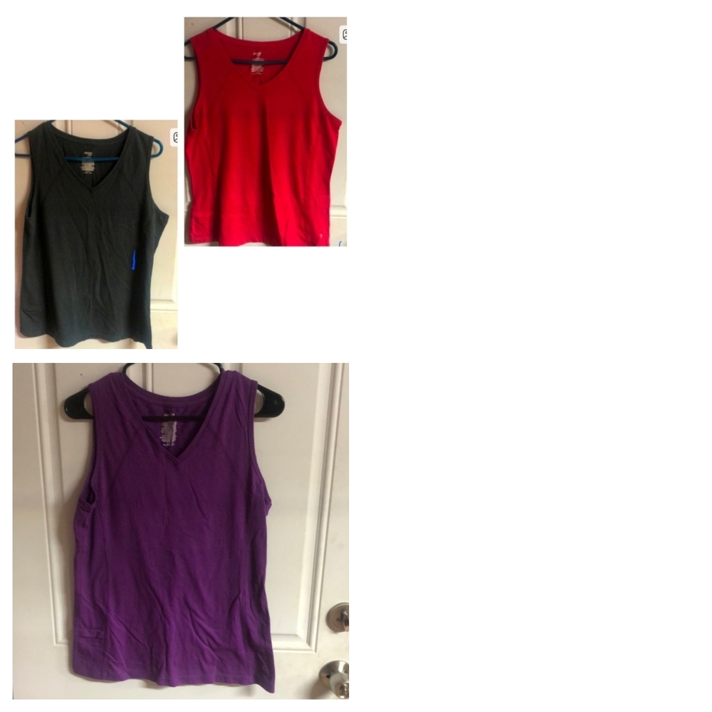 Danskin now ladies  tank top Bundle Xl/ L